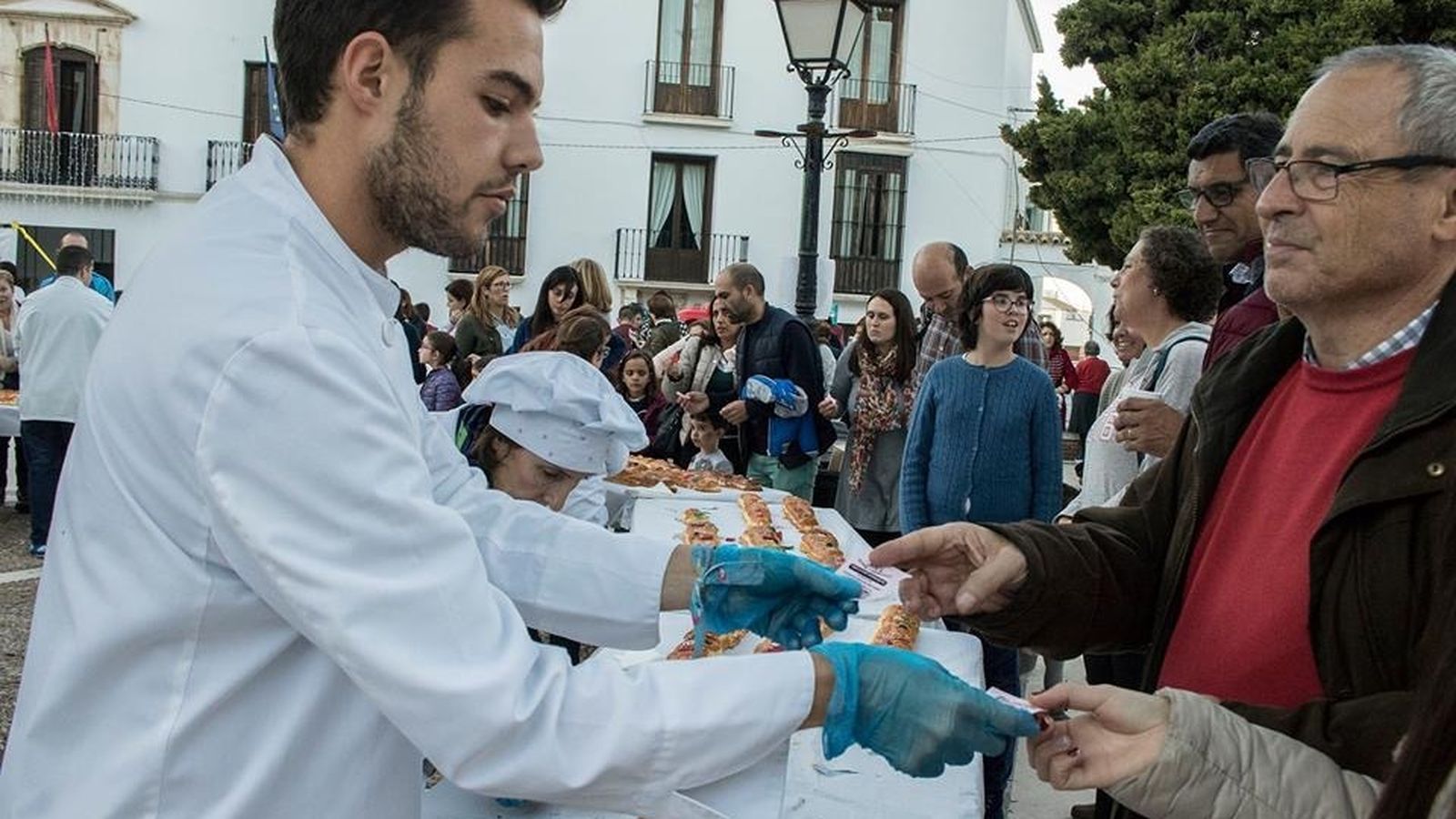 Momento de reparto del año pasado.