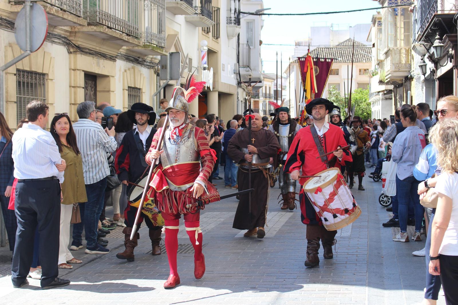 Desfile de recreación histórica sobre el Gran Capitán