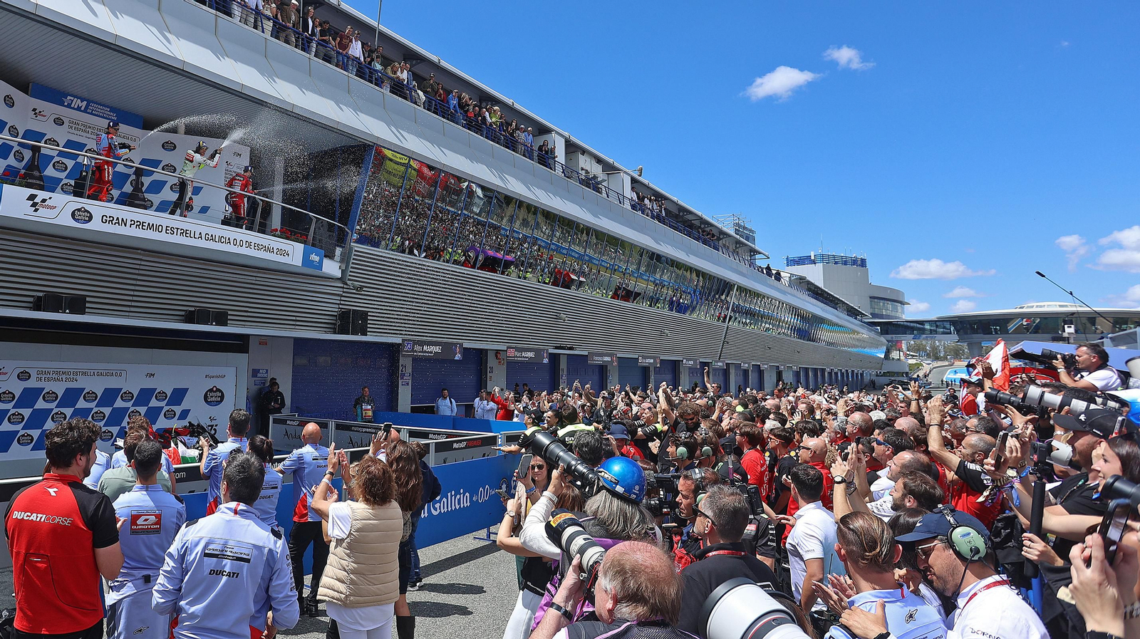 Imágenes de la carrera de MotoGP del Gran Premio de España