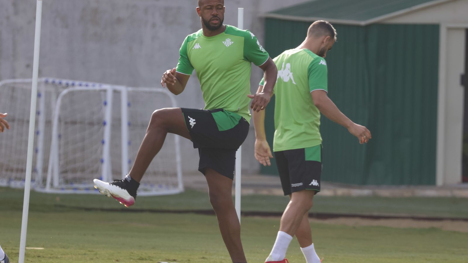 Sidnei, en el entrenamiento.