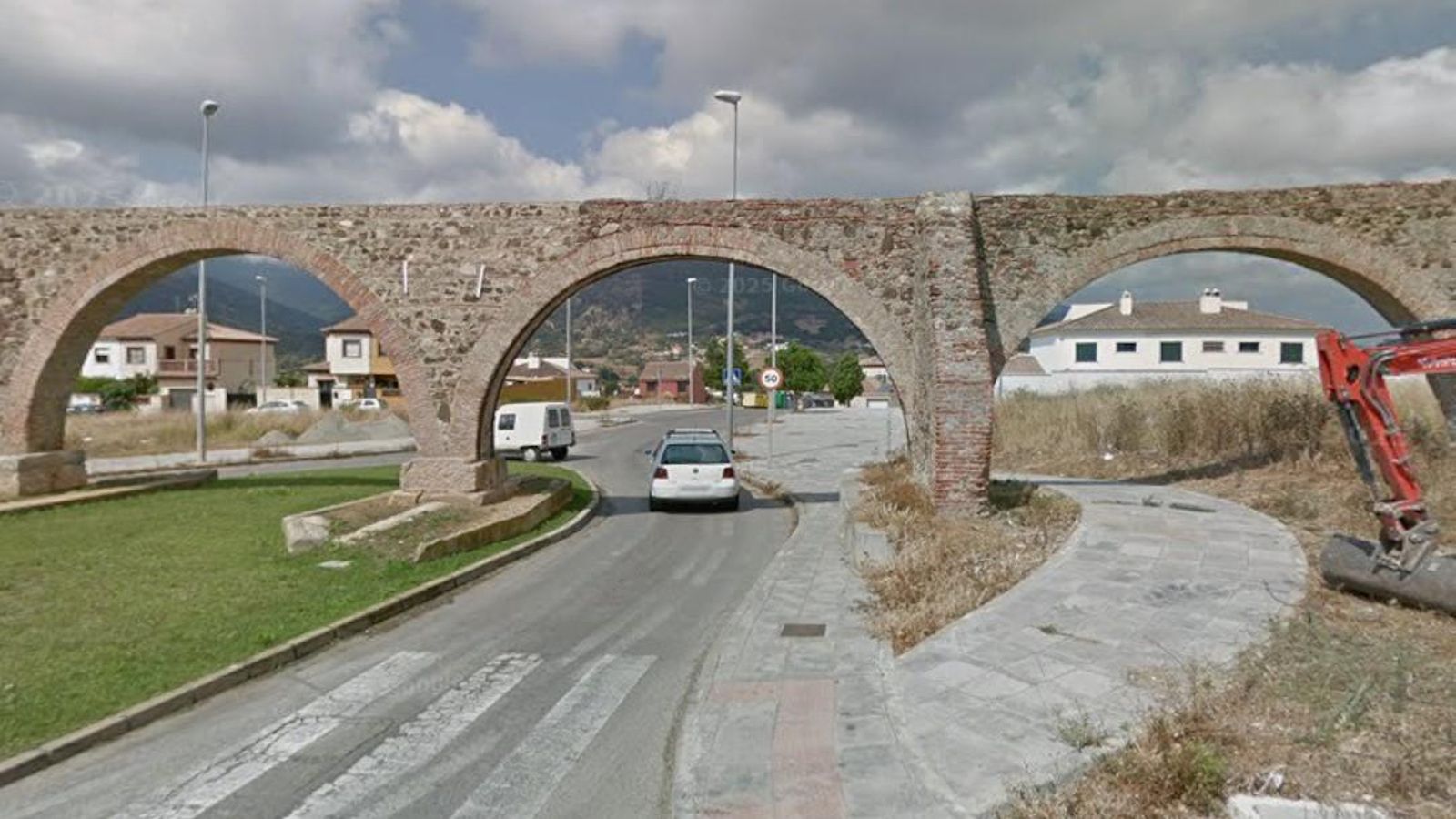 El arco en su configuración original.