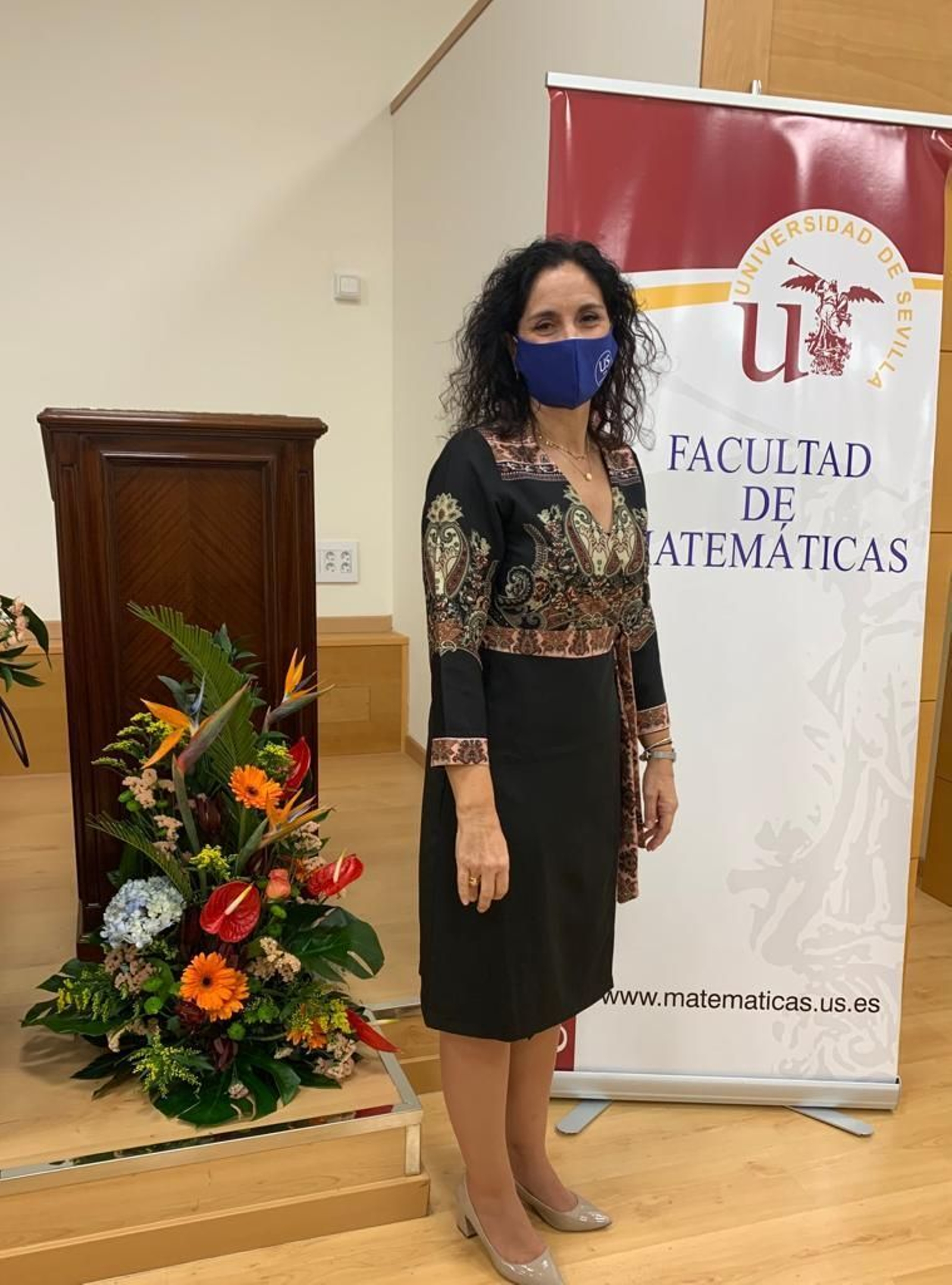 La profesora de la Facultad de Matemáticas, Rafaela Osuna Gómez.
