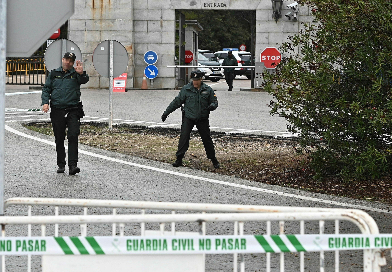 Preparativos en el Valle de los Caídos para la exhumación de Franco