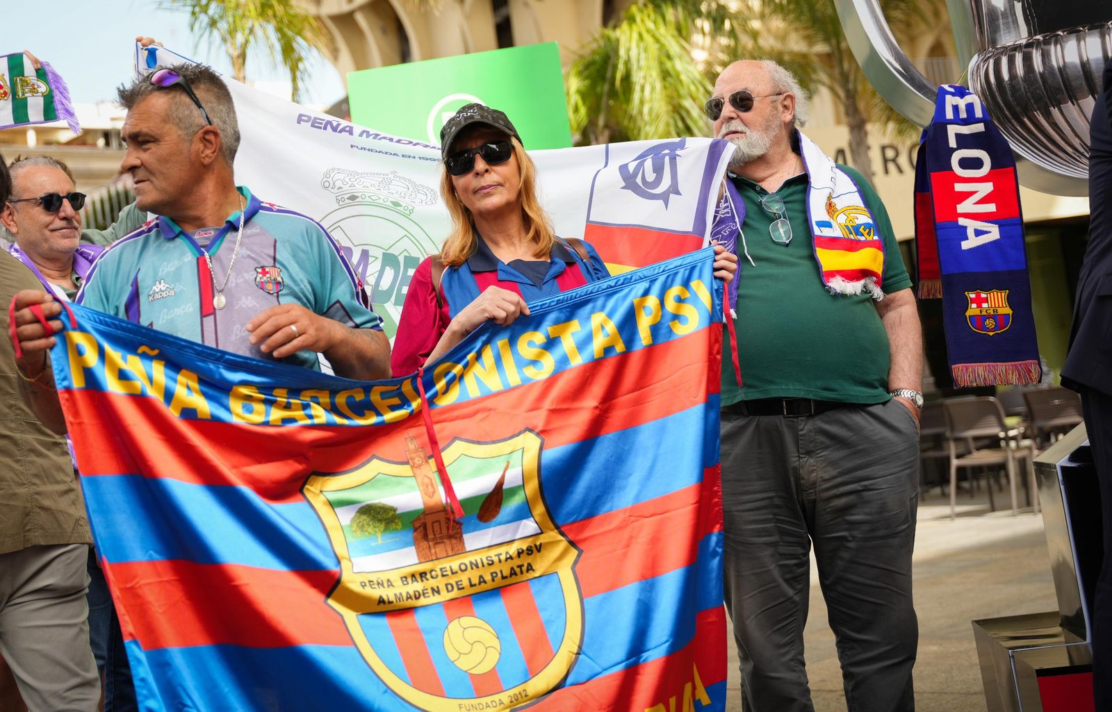 La fotos del día antes de la final de Copa Barcelona - Real Madrid