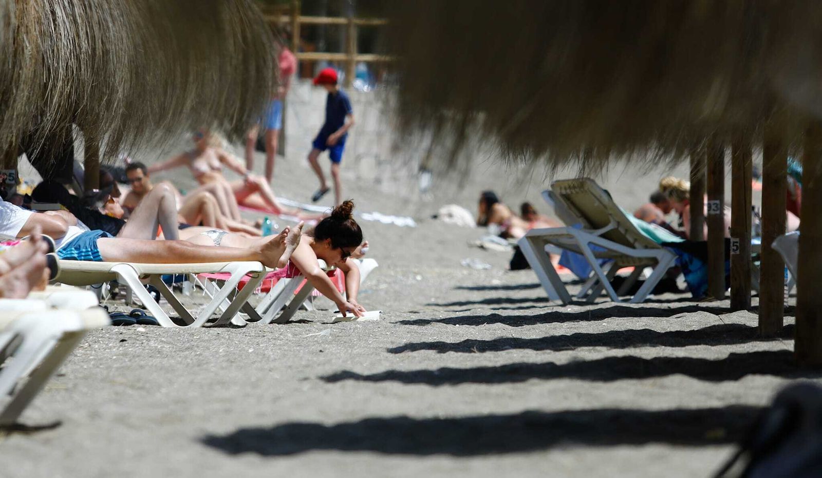 Un domingo de temperaturas altas y tiempo de playa