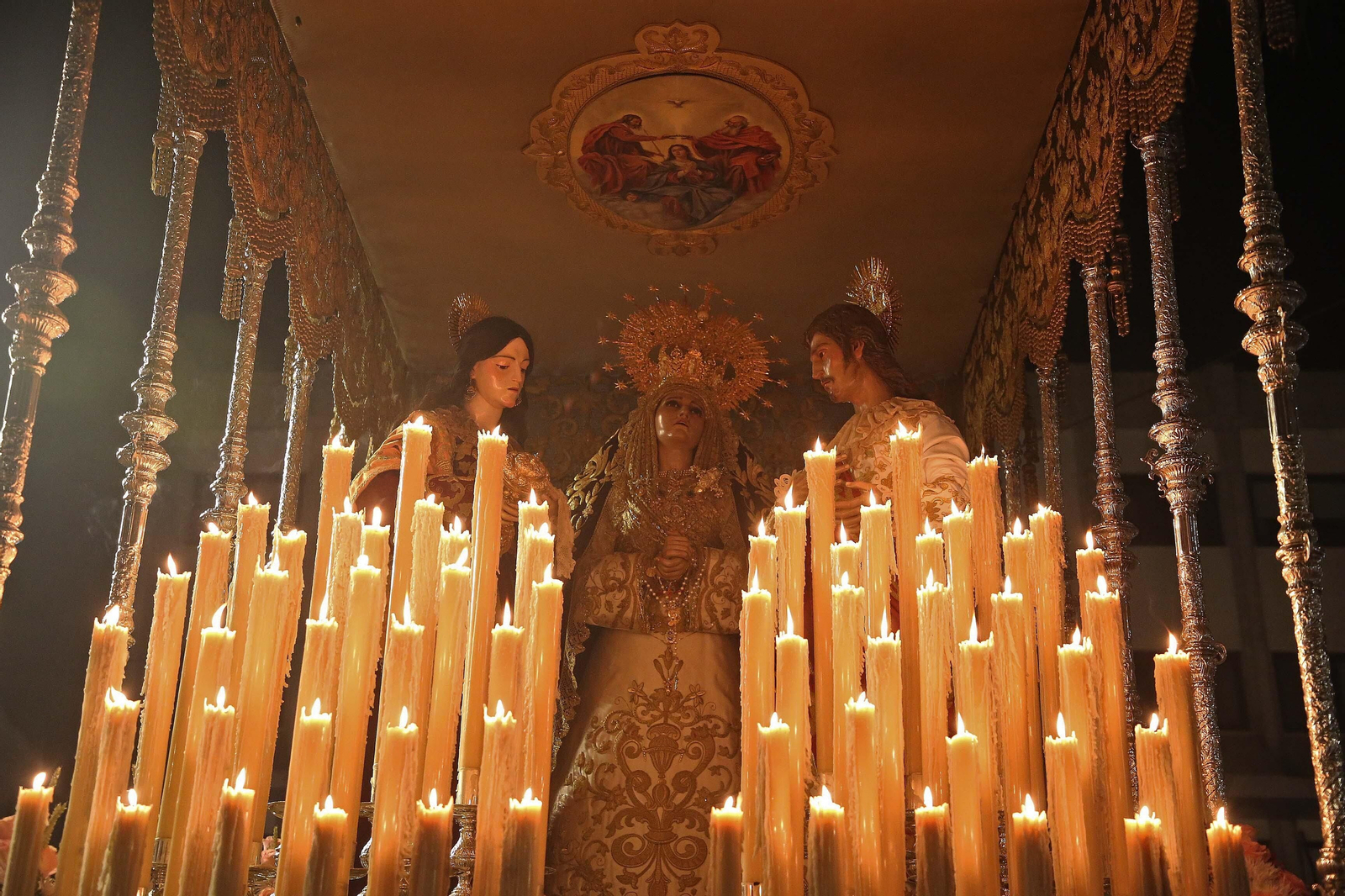 La Magna Mariana de Algeciras por la Plaza Alta, en imágenes