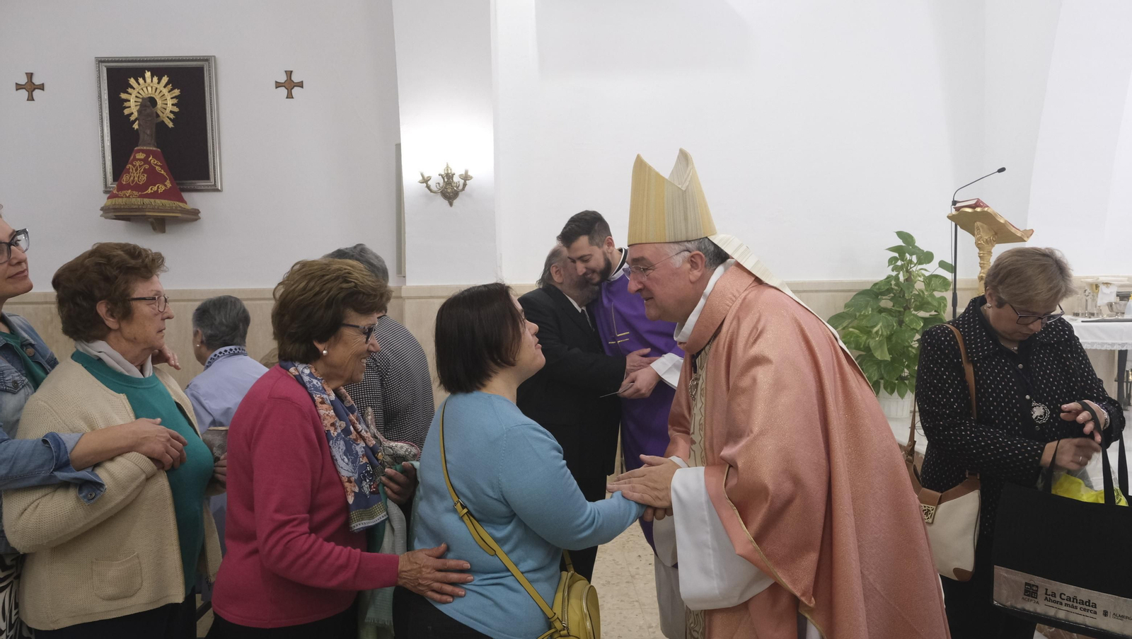 Imágenes de la bendición de la Borriquita de El Alquián, por el Obispo de Almería