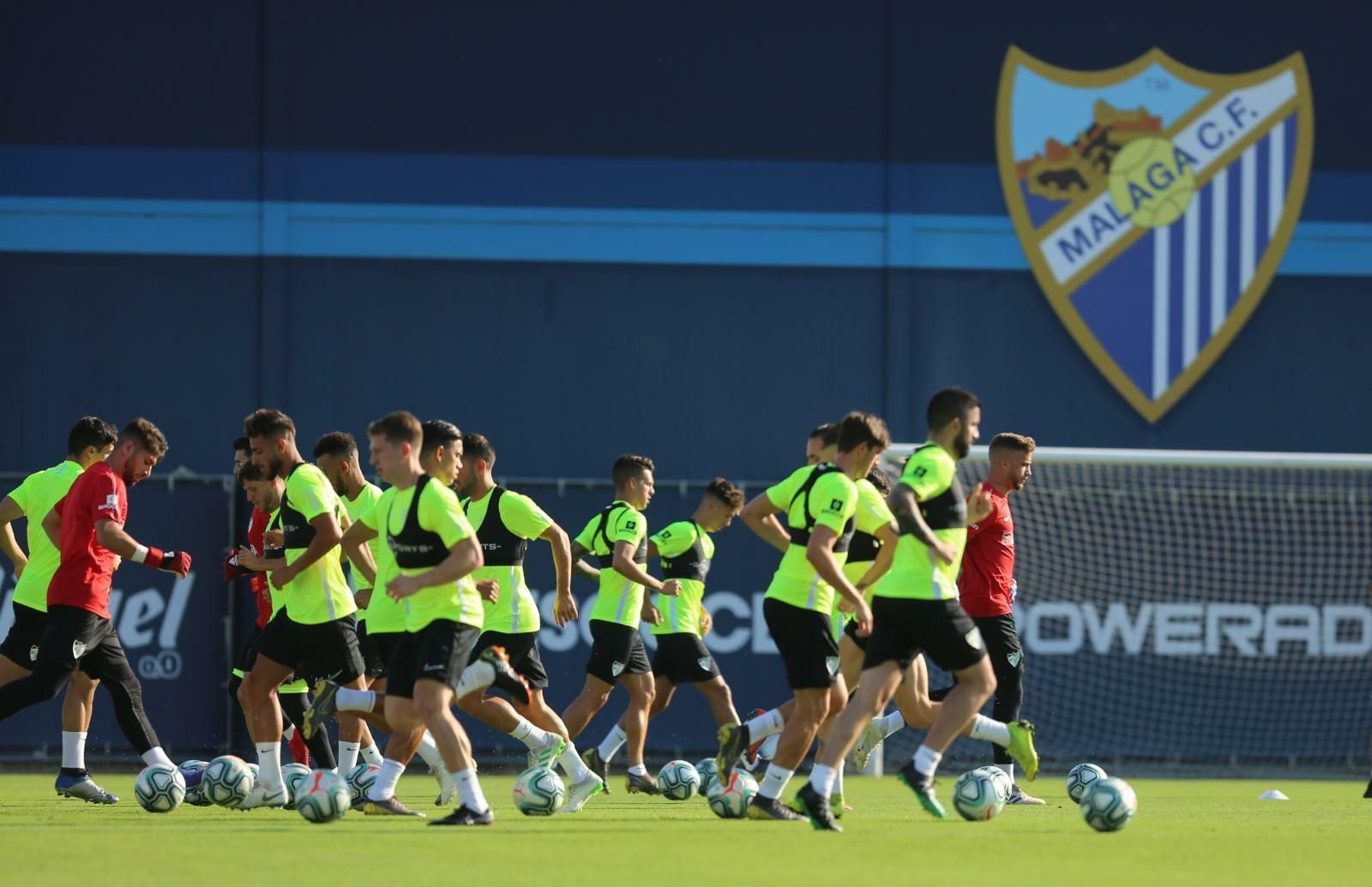 Las fotos del primer entrenamiento de pretemporada del Málaga CF 2019/20