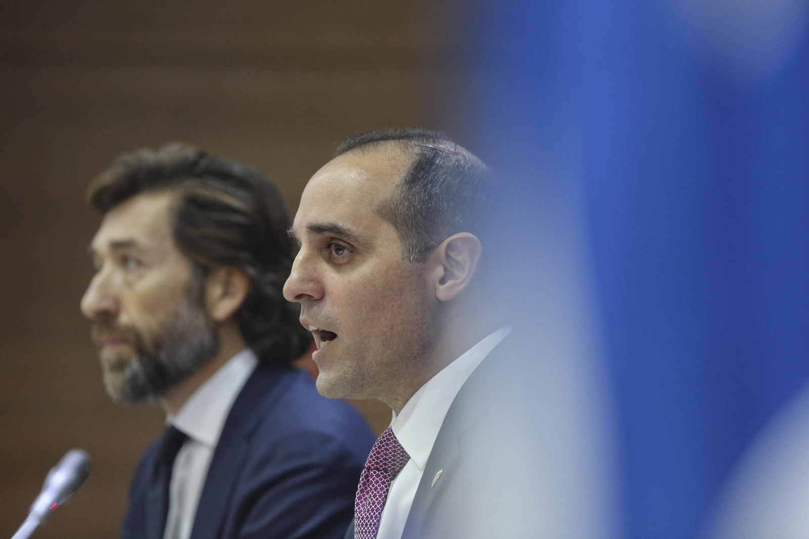 La rueda de prensa de Richard Shaheen, en fotos