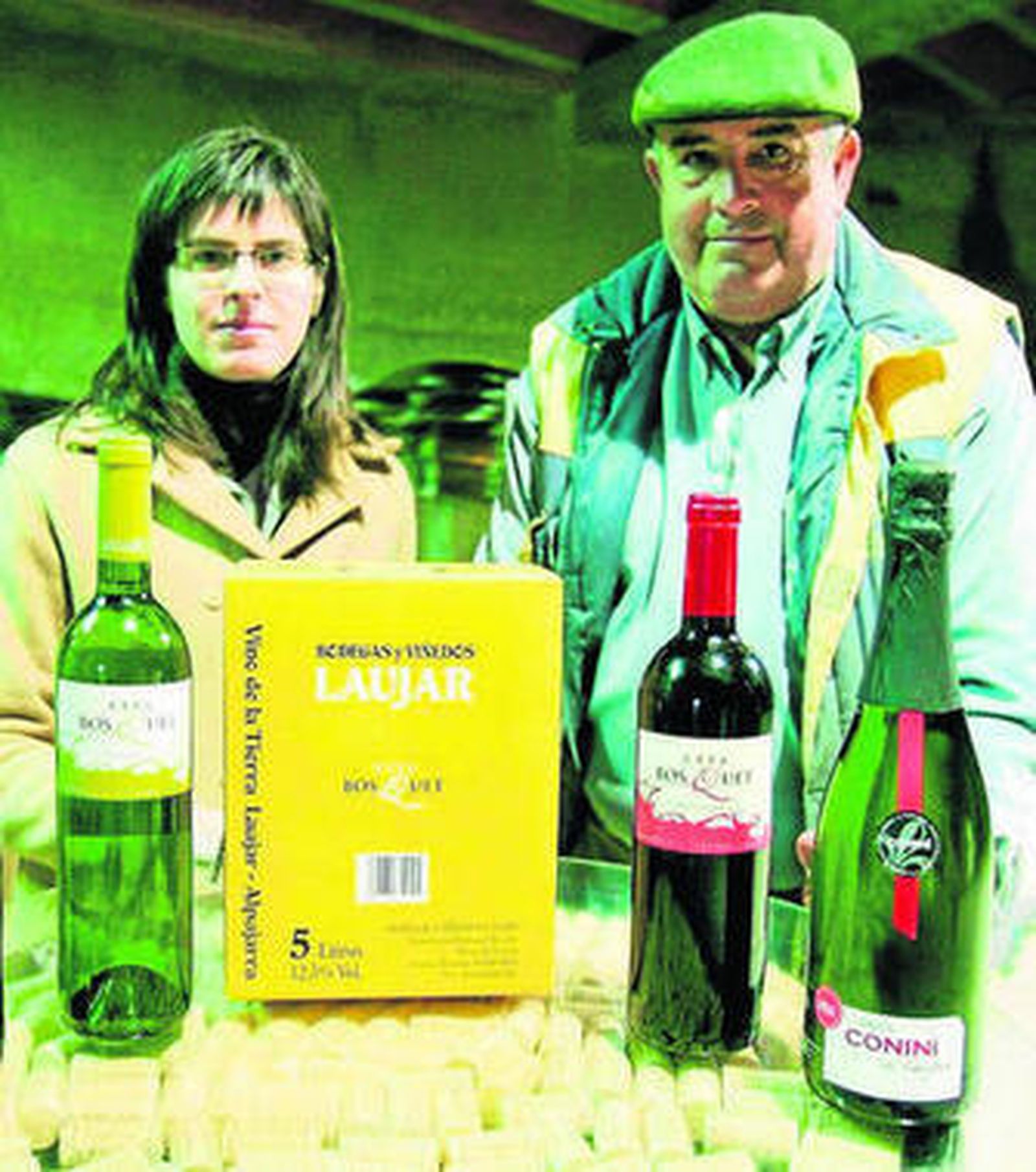 Gabriel Bosquet junto a su hija Virginia.