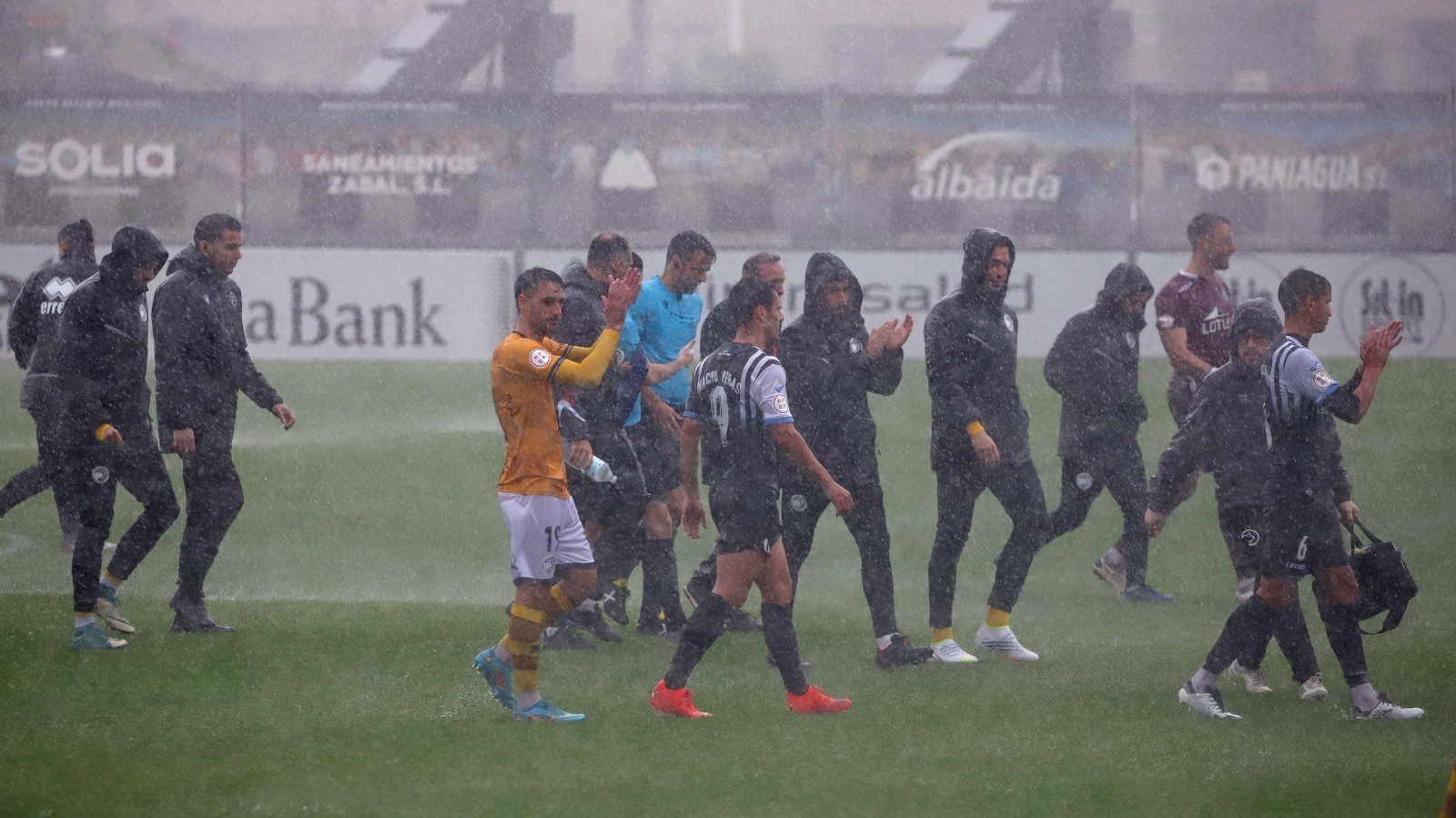 Fotos de la suspensión del Balona - Unionistas