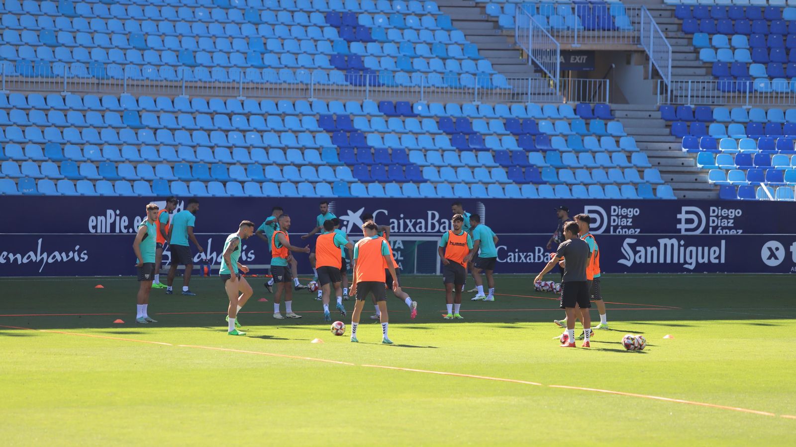 Las fotos del último entrenamiento del Málaga de la temporada