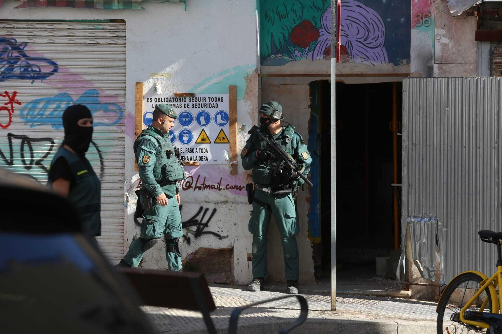 Las fotos de la operación de la Guardia Civil contra el terrorismo internacional en Málaga