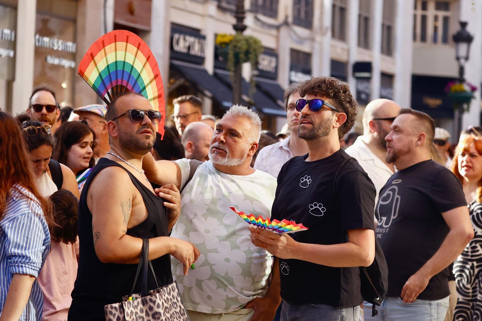 La manifestación en Málaga por el Día del Orgullo, en fotos