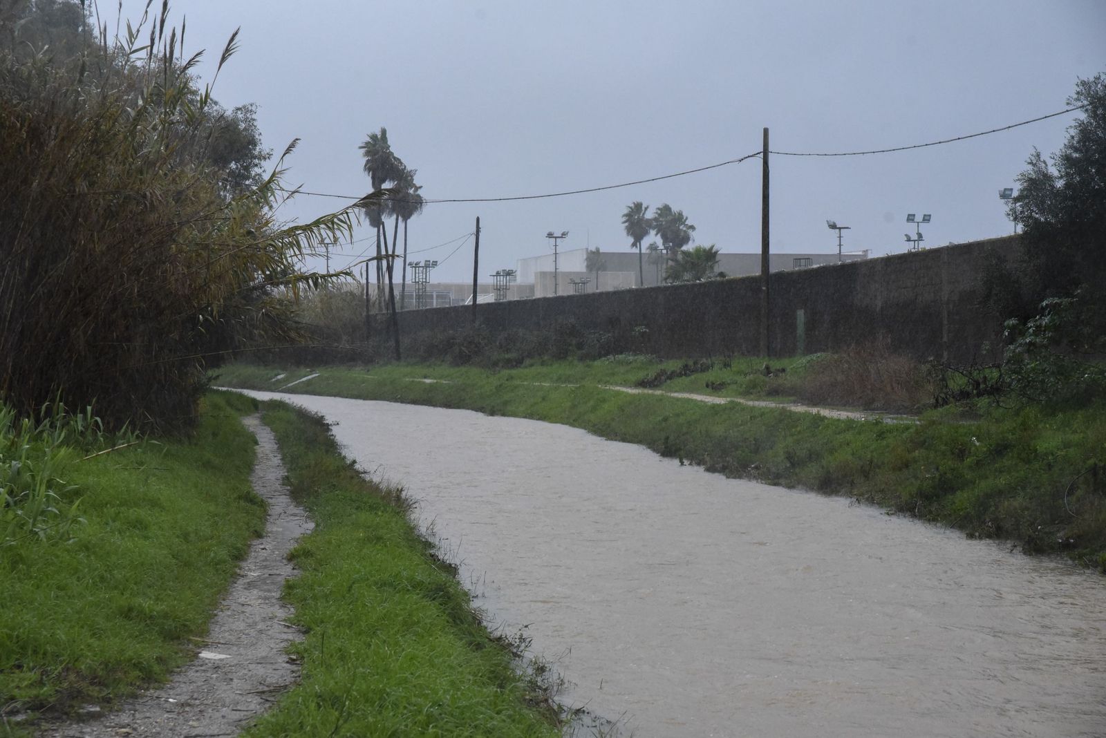 Las fotos del paso de la borrasca Francis por La Línea