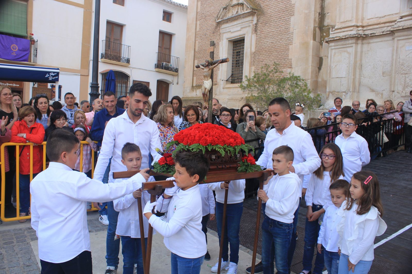 La primera procesión infantil de Vélez-Rubio, en imágenes