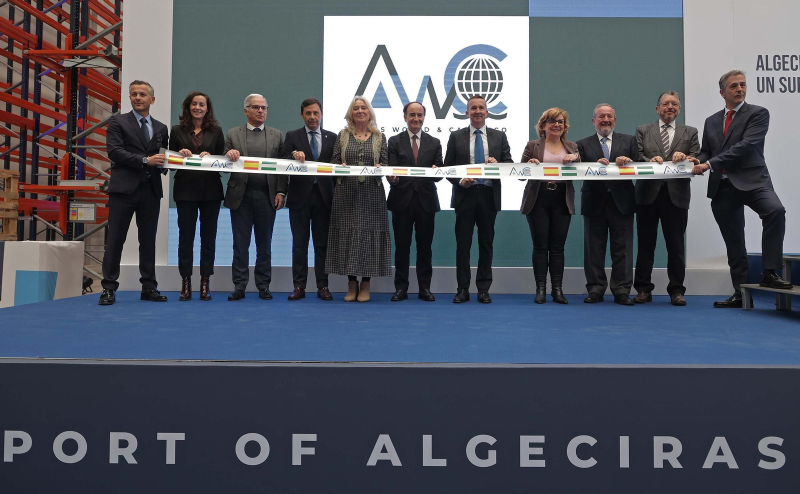 Fotos de la inauguración de Access World Carrasco en el puerto de Algeciras