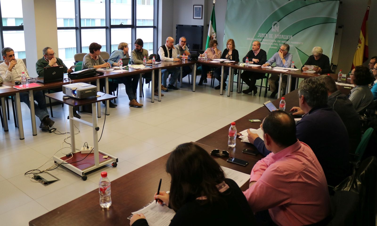 Reunión del Consejo Provincial de Medio Ambiente en el que se abordan las sanciones del ciclo integral del agua.