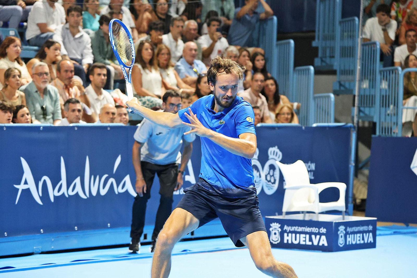 Imágenes de la final masculina de la Copa del Rey de tenis entre Daniil Medvedev y Alejandro Davidovich