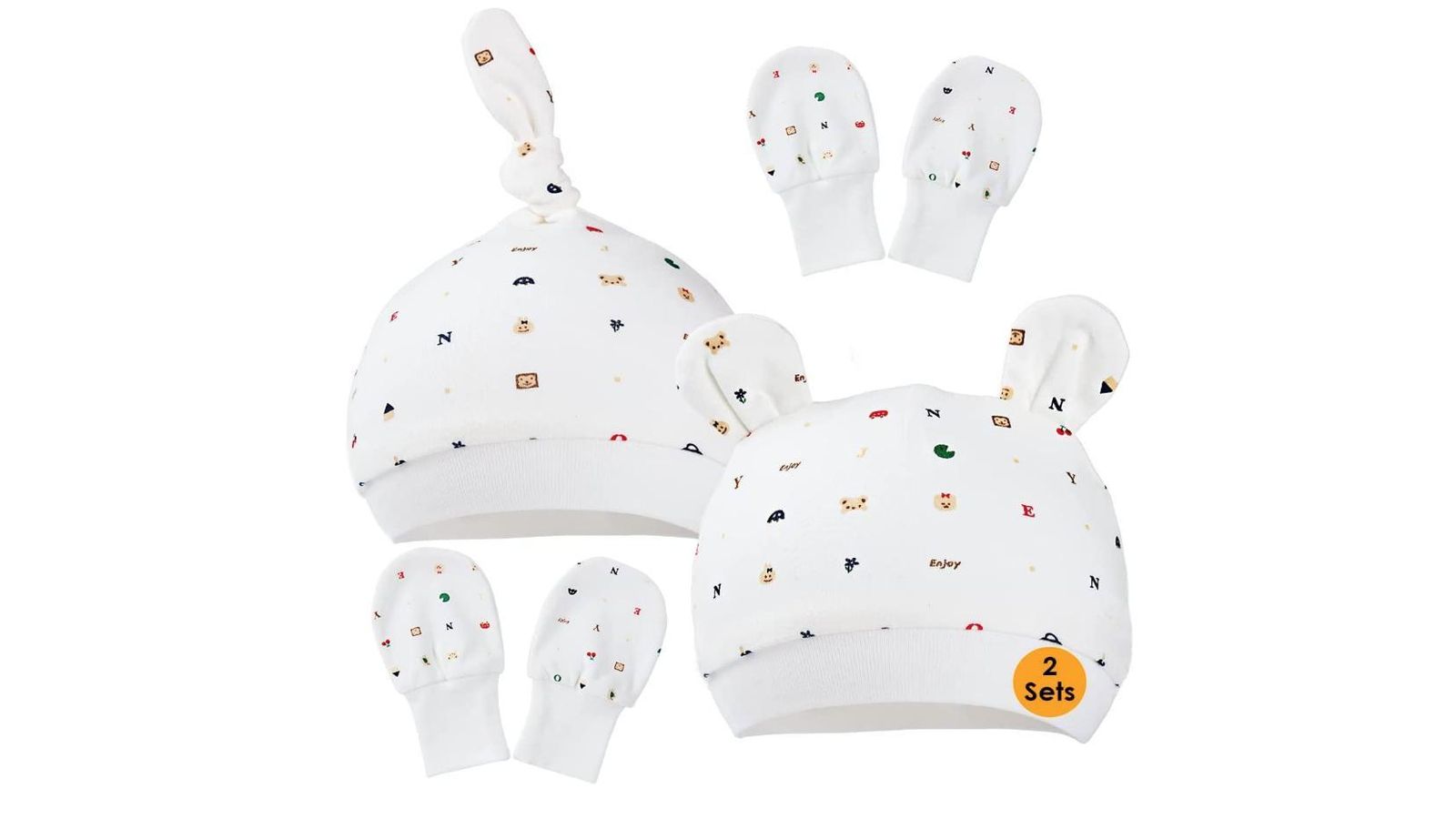 Gorritos y manoplas recién nacido One Enjoy