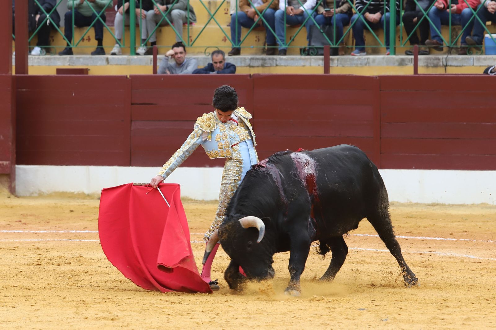 Imágenes de la novillada previa a la Semana Santa en la plaza de toros de La Línea