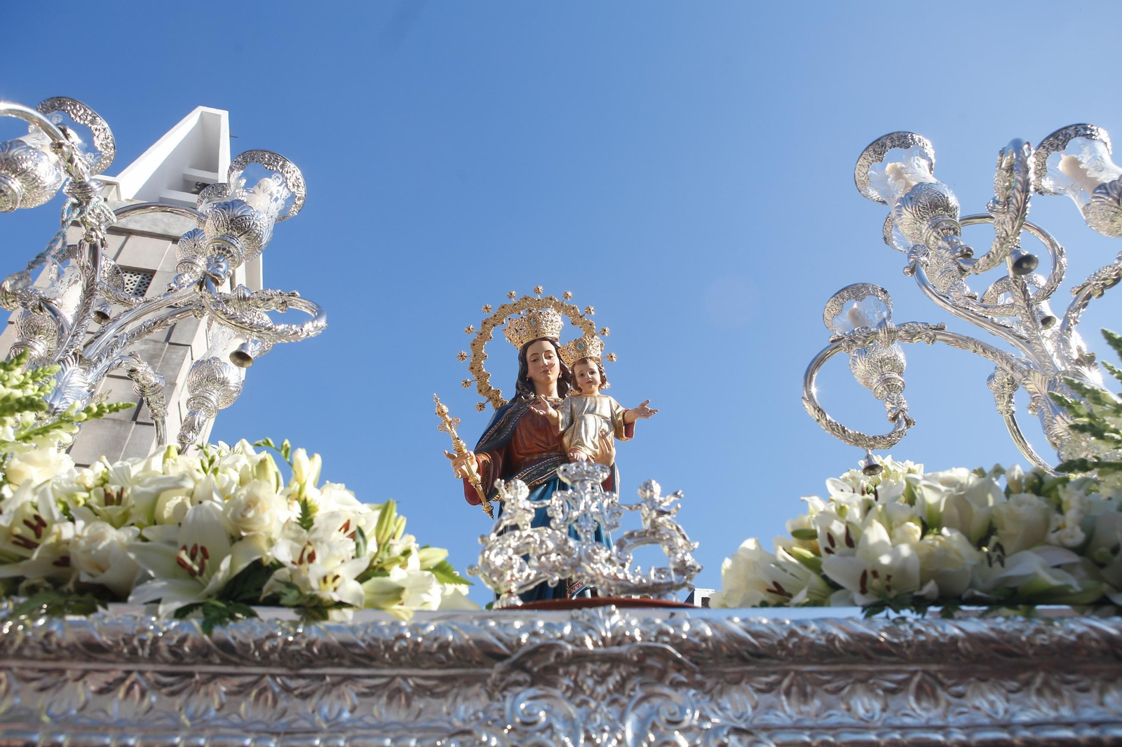 Las fotos de la procesión de María Auxiliadora en Algeciras