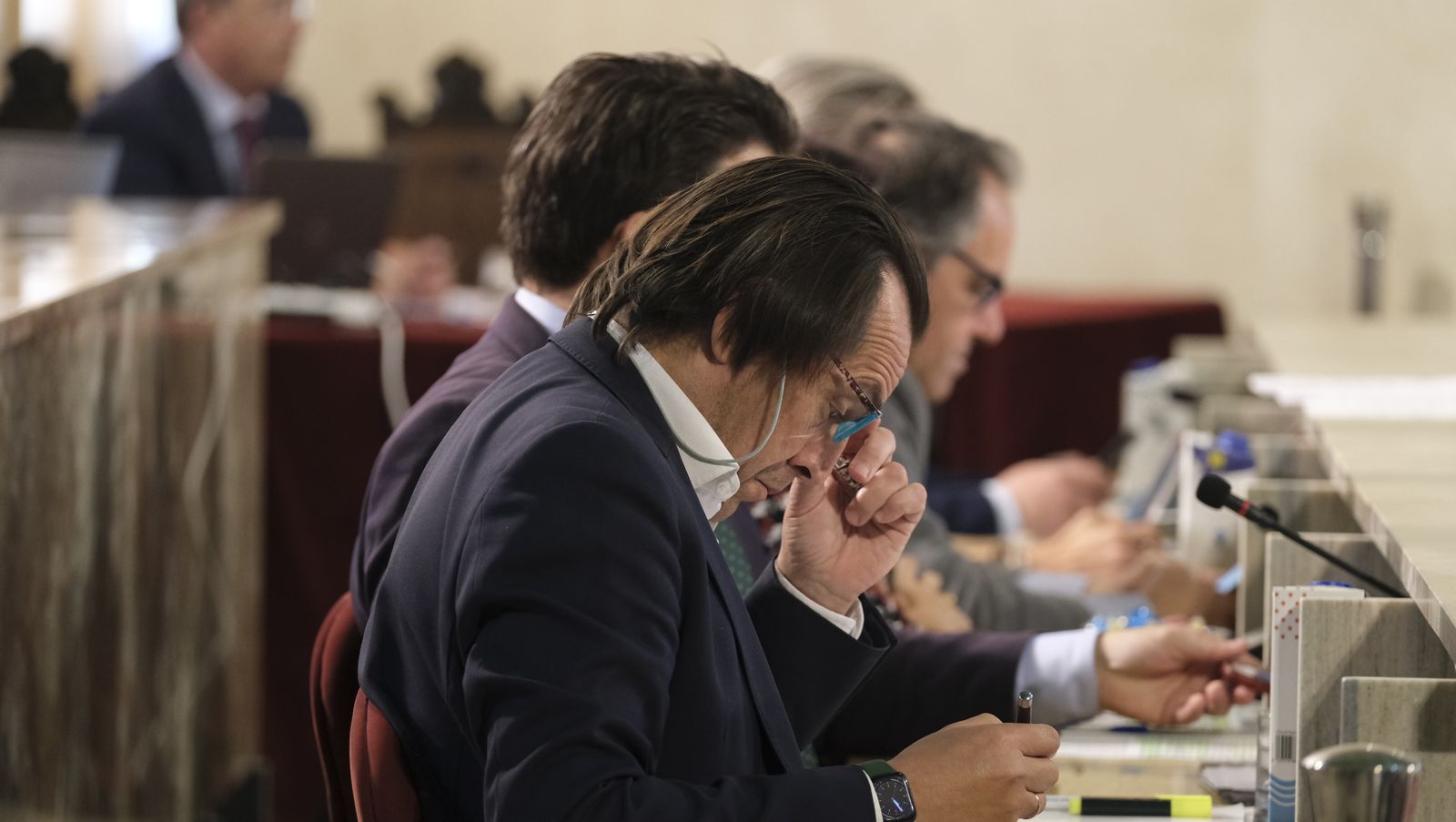 Imágenes del pleno extraordinario del Ayuntamiento de Almería