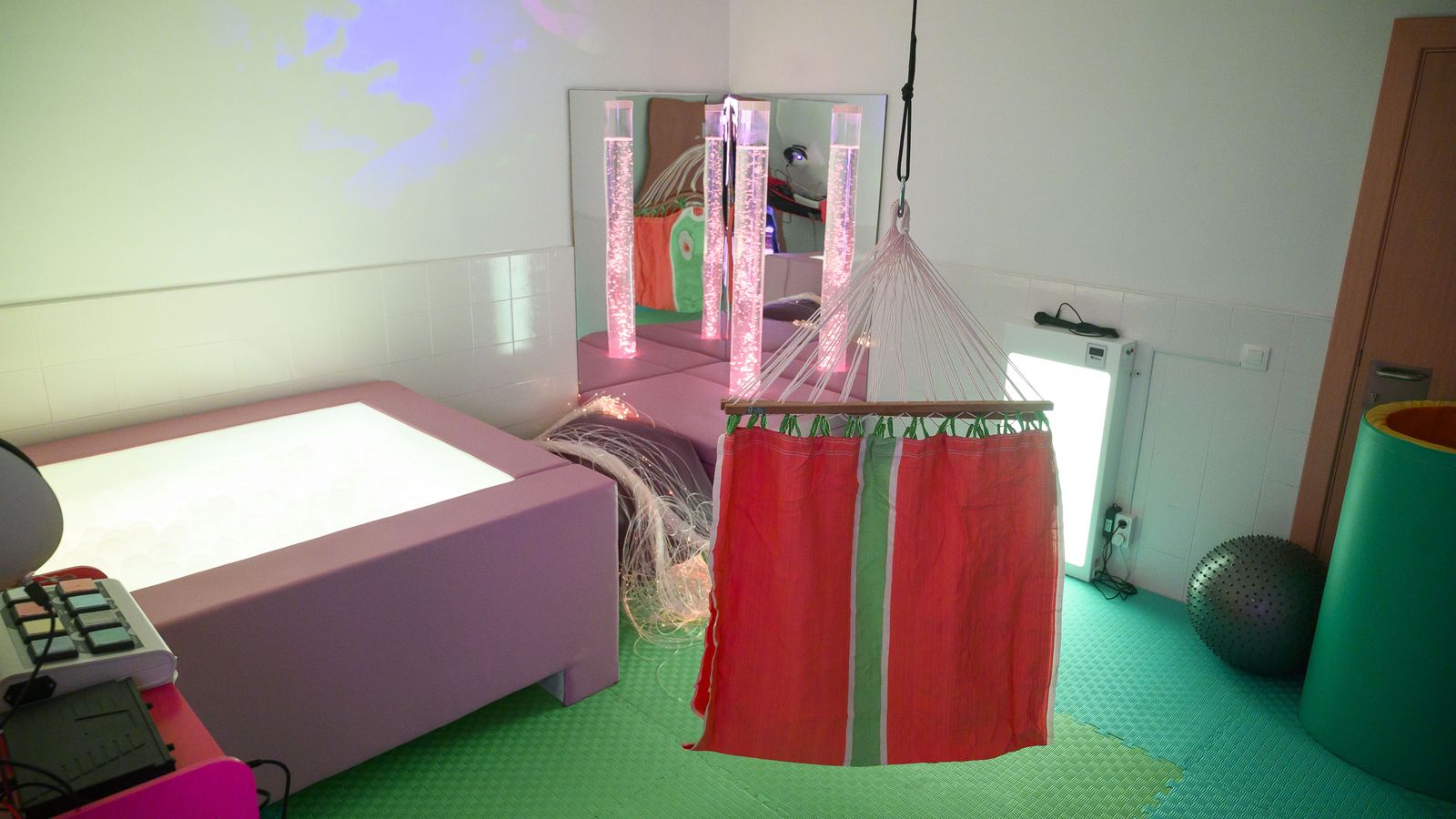 La nueva sala multisensorial para Aspapros.