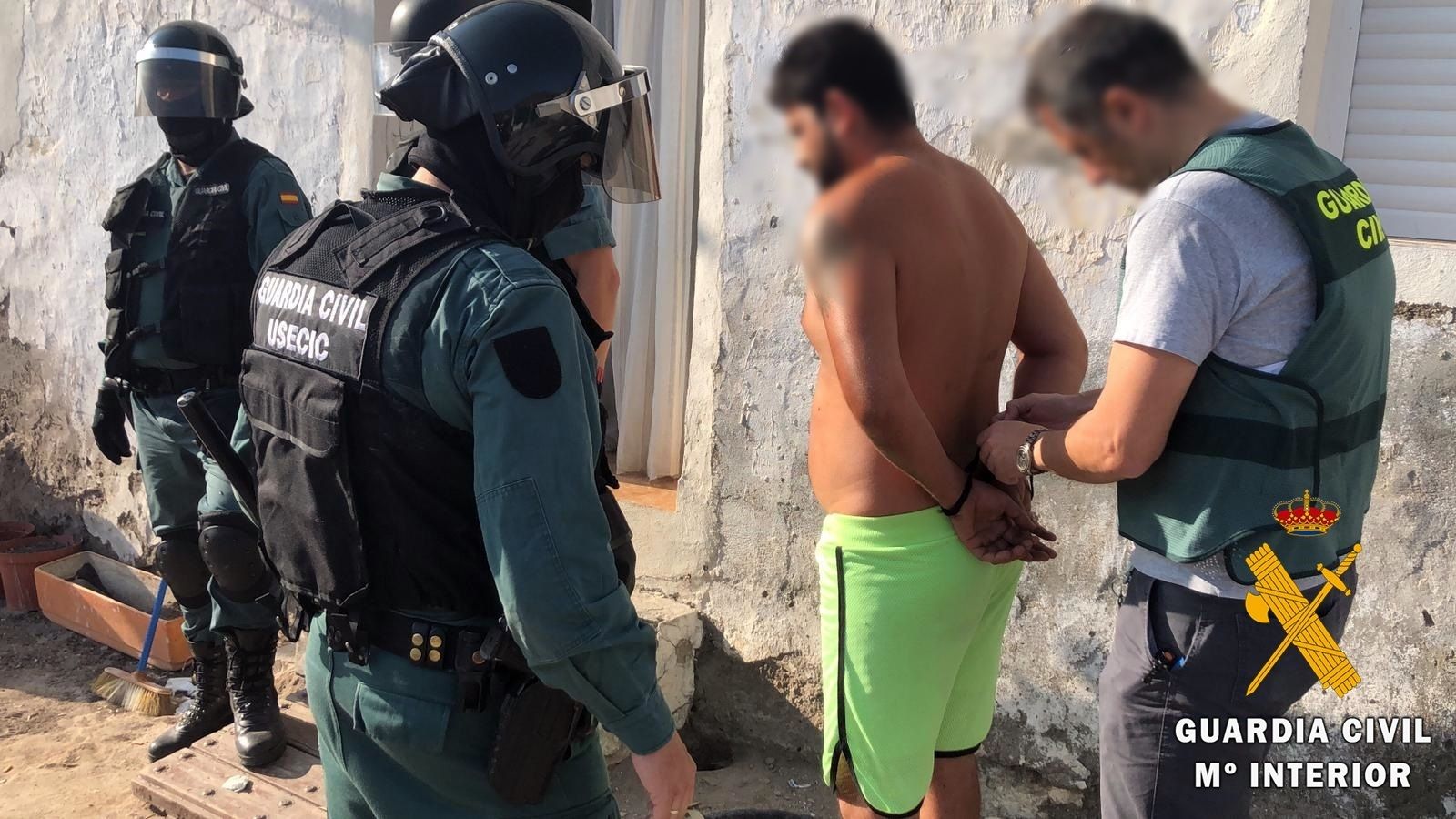 Detenidas 42 personas e intervenidas 21.802 plantas de marihuana en 50 intervenciones de la Guardia Civil