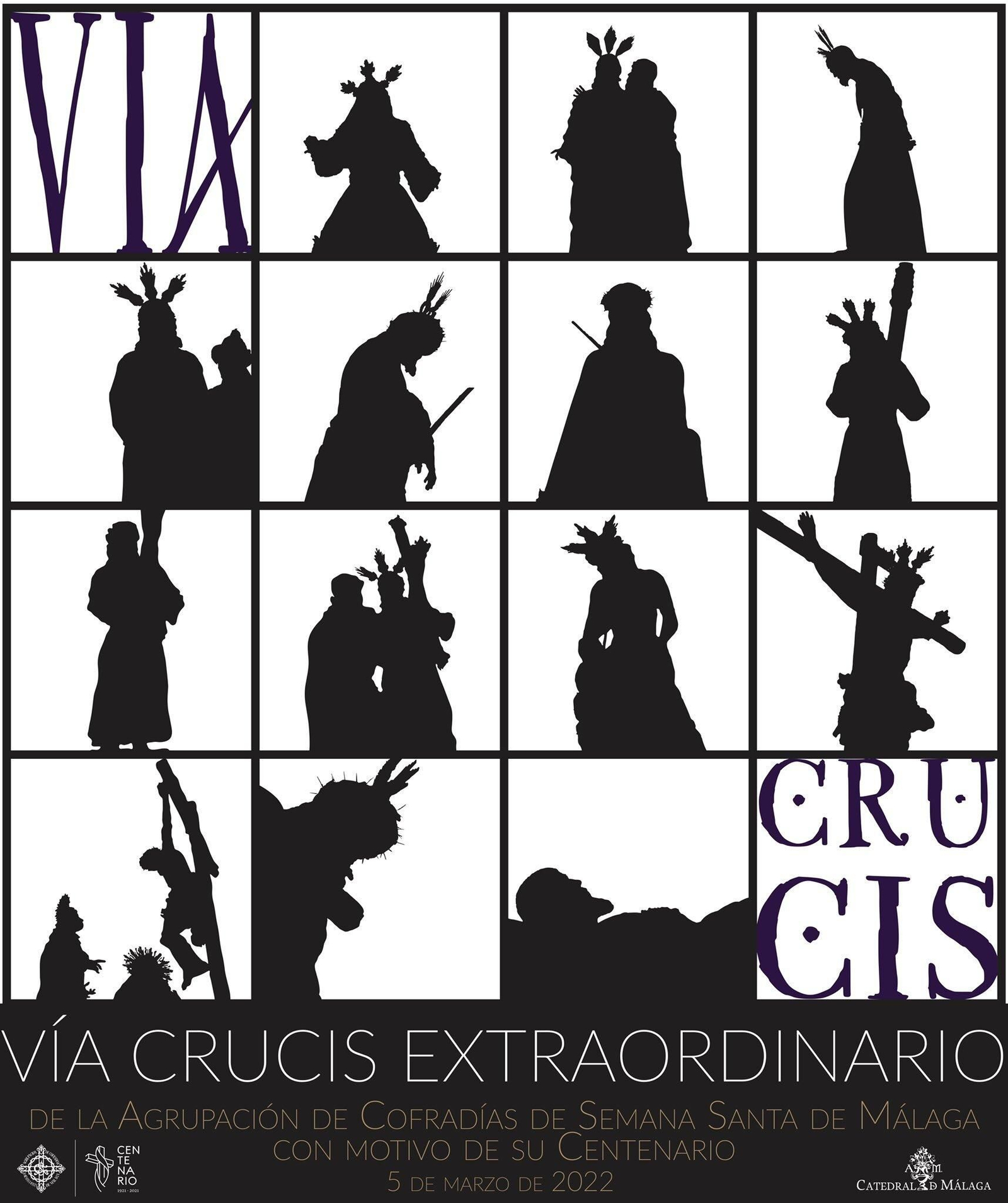 cartel Via Crucis extraordinario