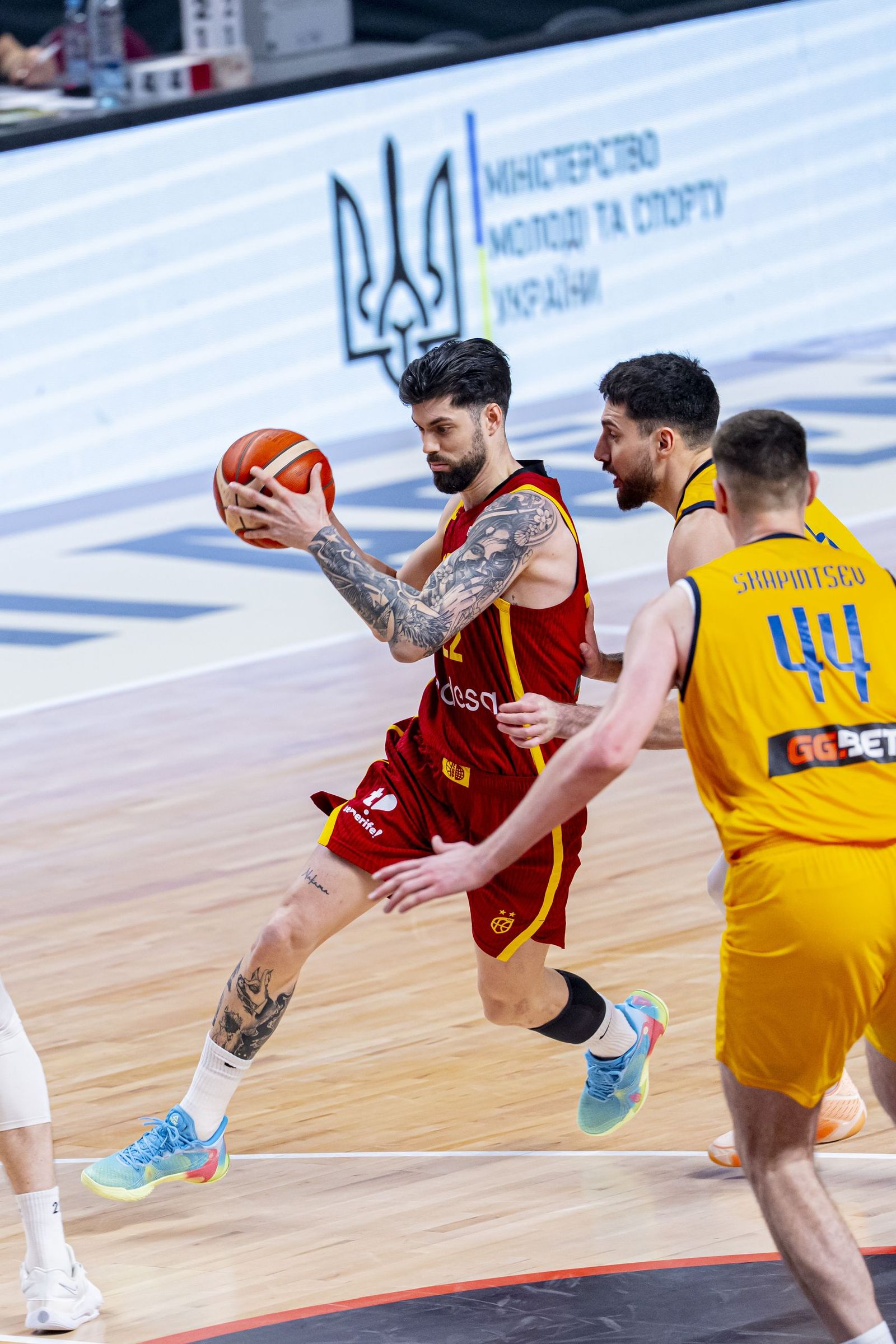 Las mejores fotos del Ucrania-España de baloncesto