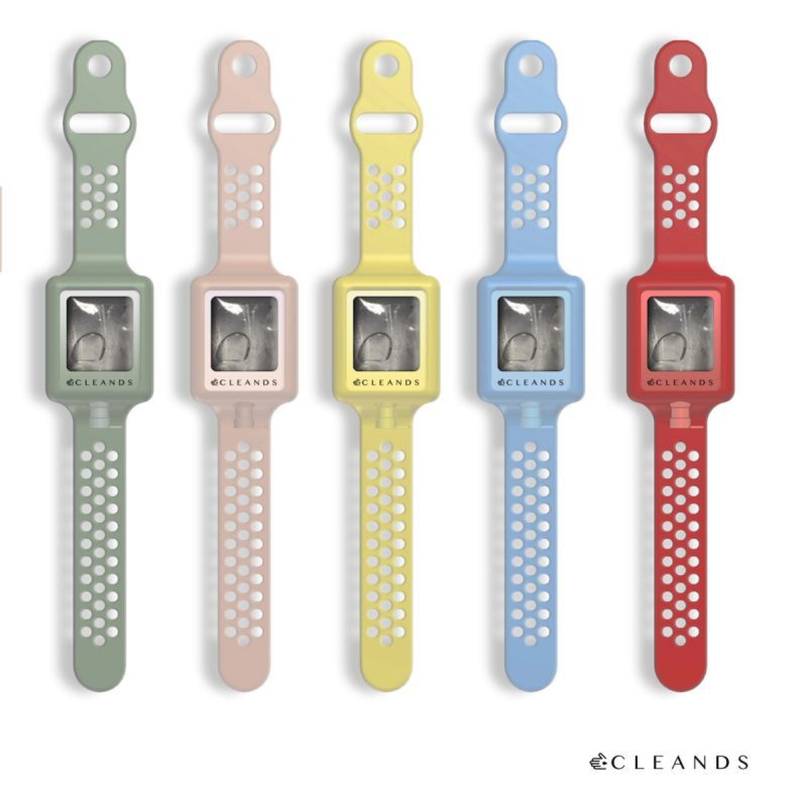 Las pulseras con gel hidroalcohólico rellenable son muy demandadas.