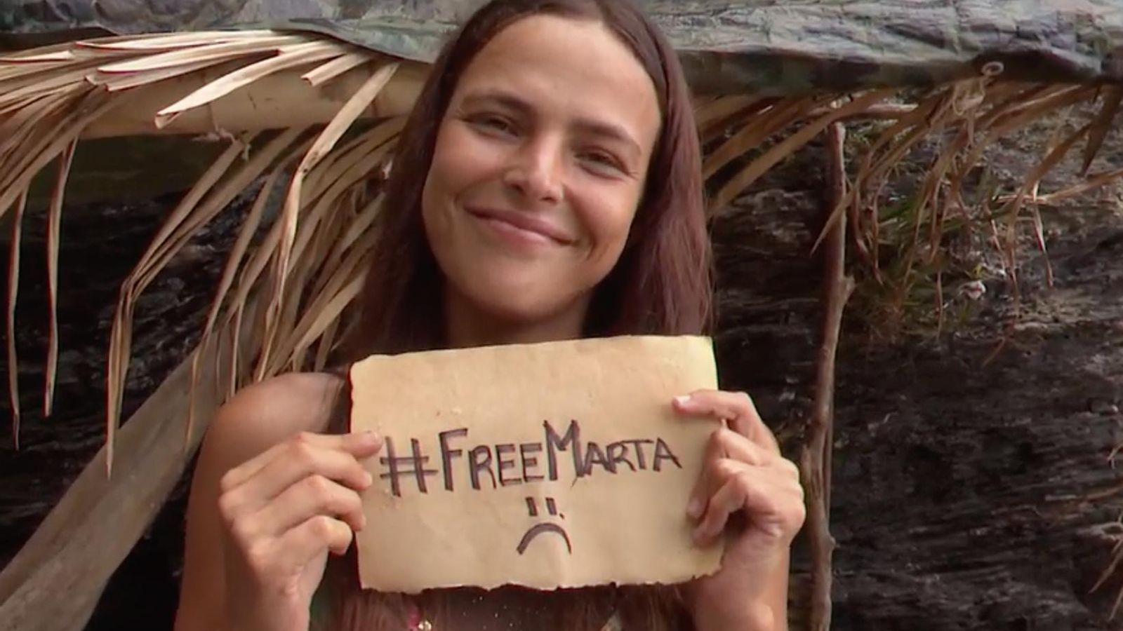 Marta Peñate inicia el movimiento #FreeMarta en Supervivientes