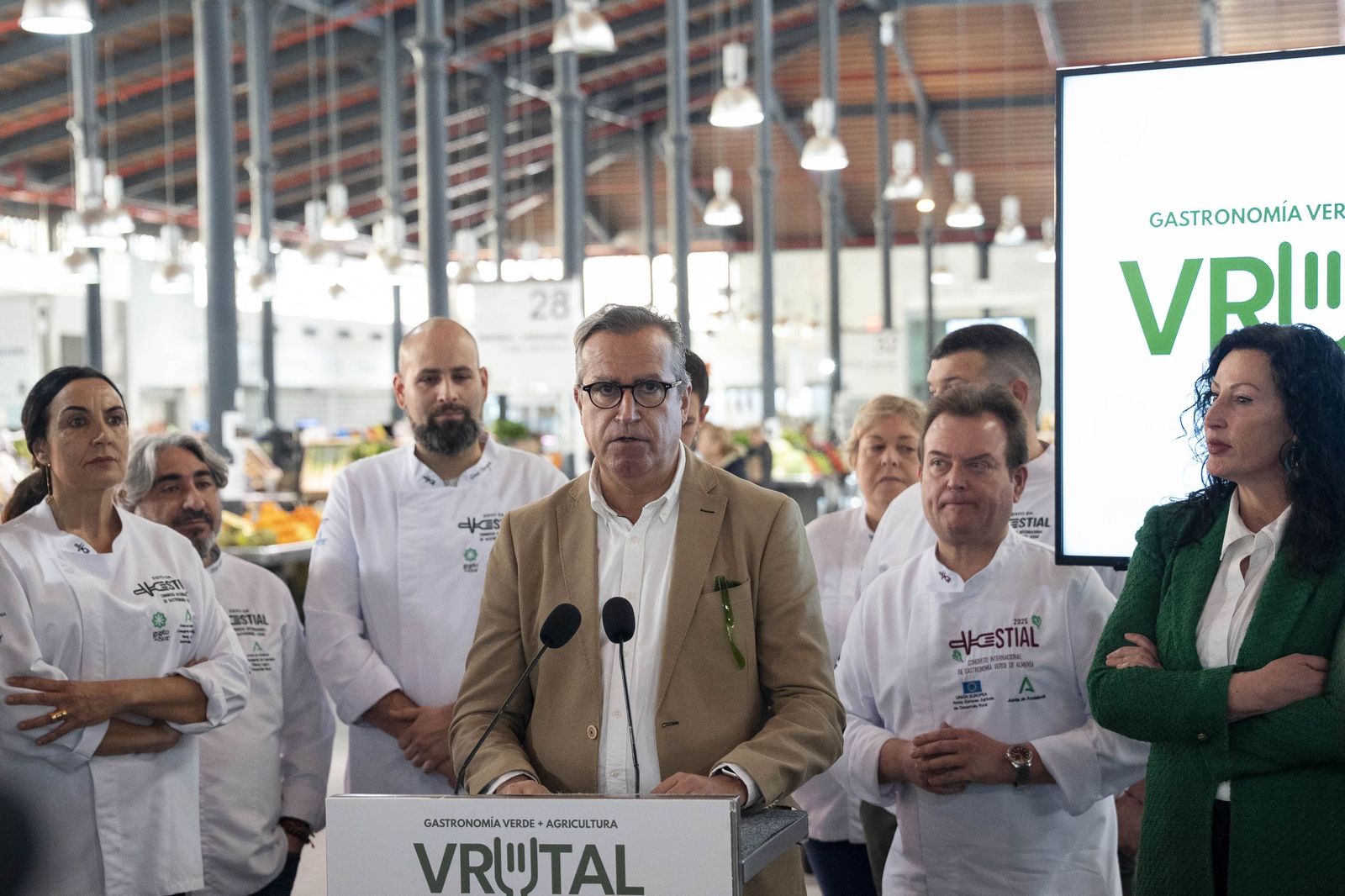 Presentación de Vrutal en el Mercado Central de Almería