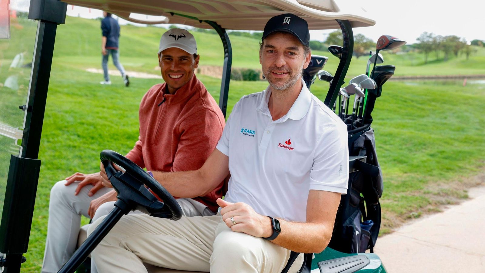 Pau Gasol y Rafael Nadal en otro torneo.
