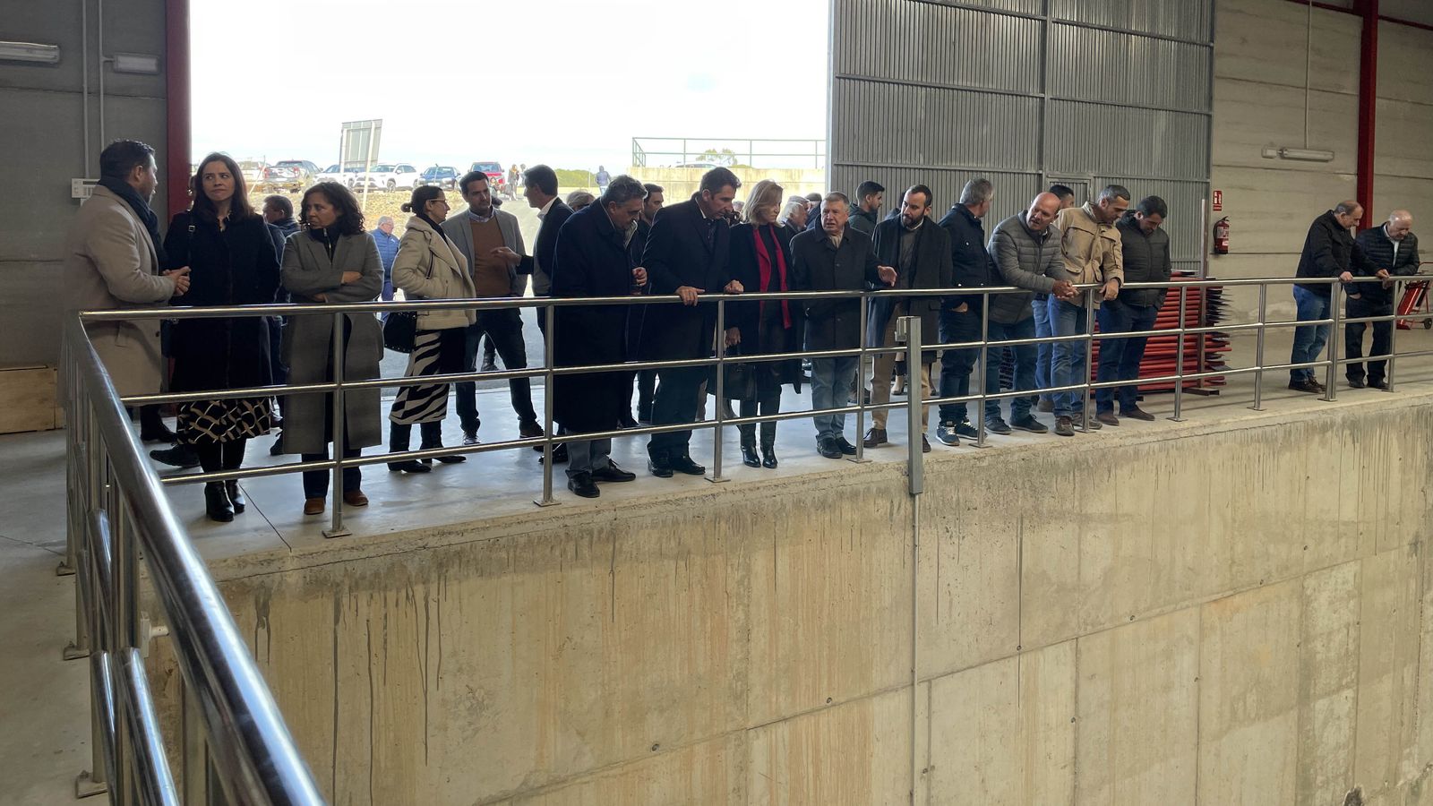 Día de inauguración de la planta fotovoltaica de Lucena del Puerto.
