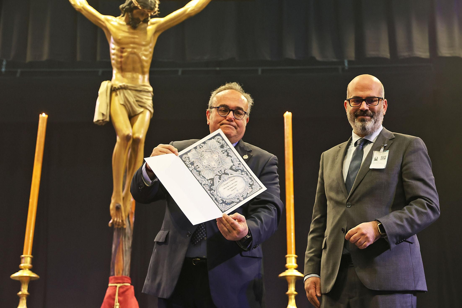 Las mejores imágenes del traslado del Cristo de la Pasión al Centro Penitenciario de Huelva