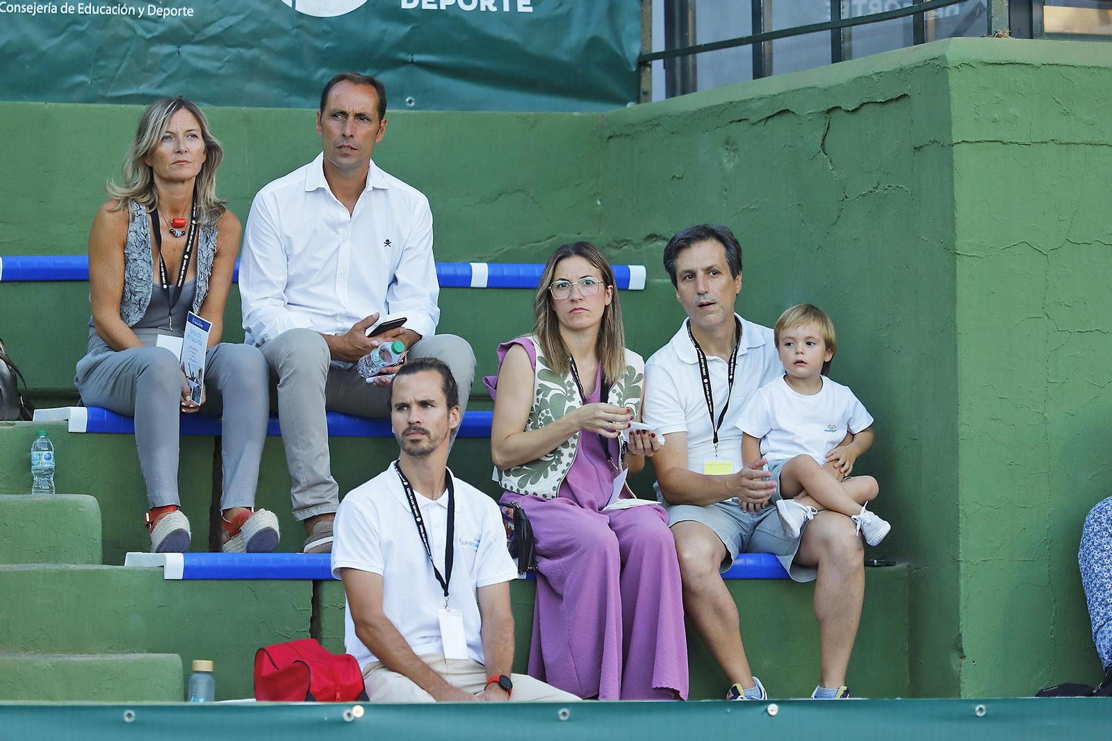 Imágenes del ambiente en la final femenina de la Copa del Rey de tenis de Huelva
