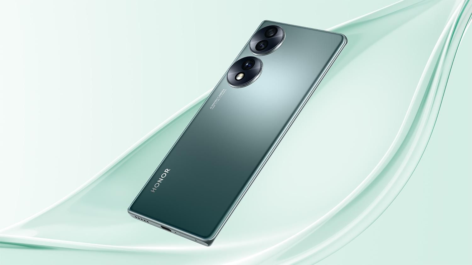 Imagen promocional del smartphone Honor 70