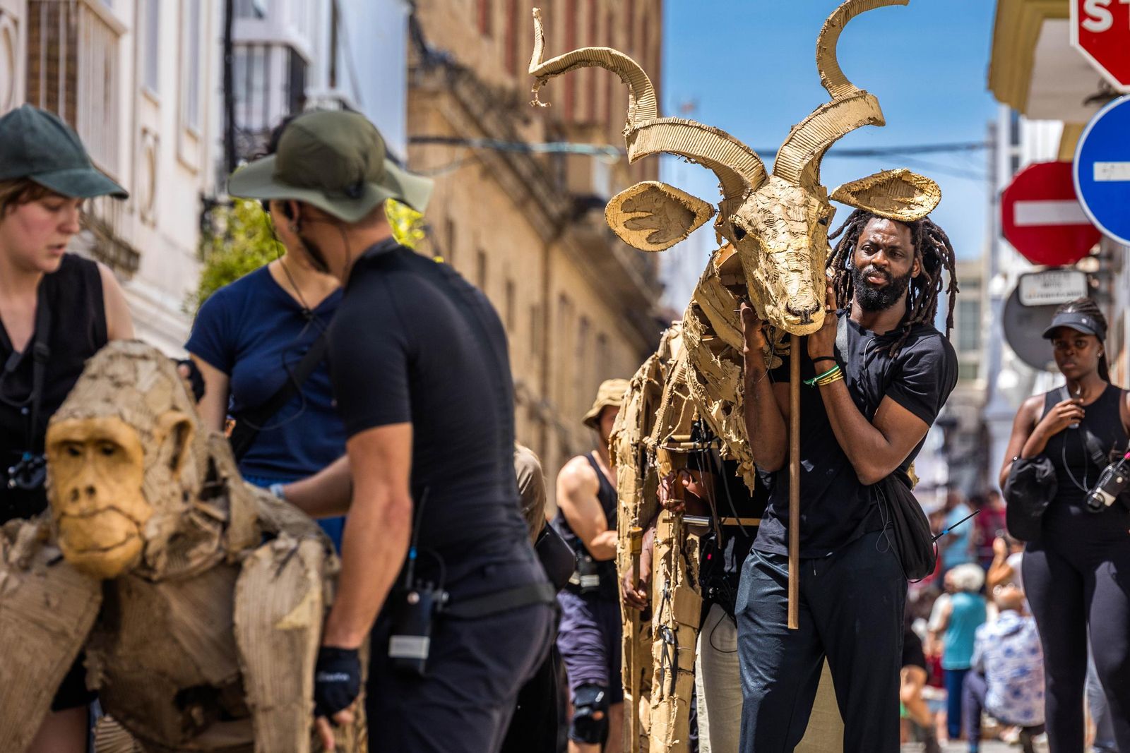 Las imágenes de 'La estampida' en San Fernando