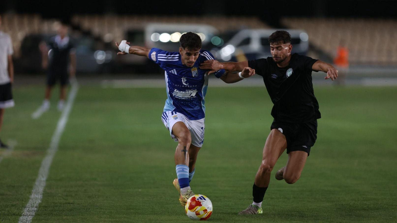 Franco fue uno de los azulinos que más peligro generó en la primrea parte.