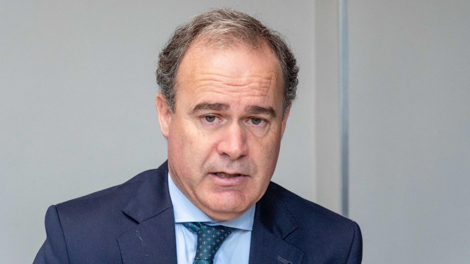 Manuel Larrasa, secretario general de Energía de la Junta, interviene en la jornada.