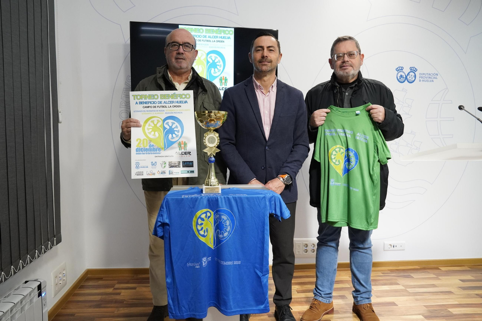 Veteranos del Recre, Punta Umbría, Aljaraque y una selección provincial disputarán un torneo en favor de Alcer.