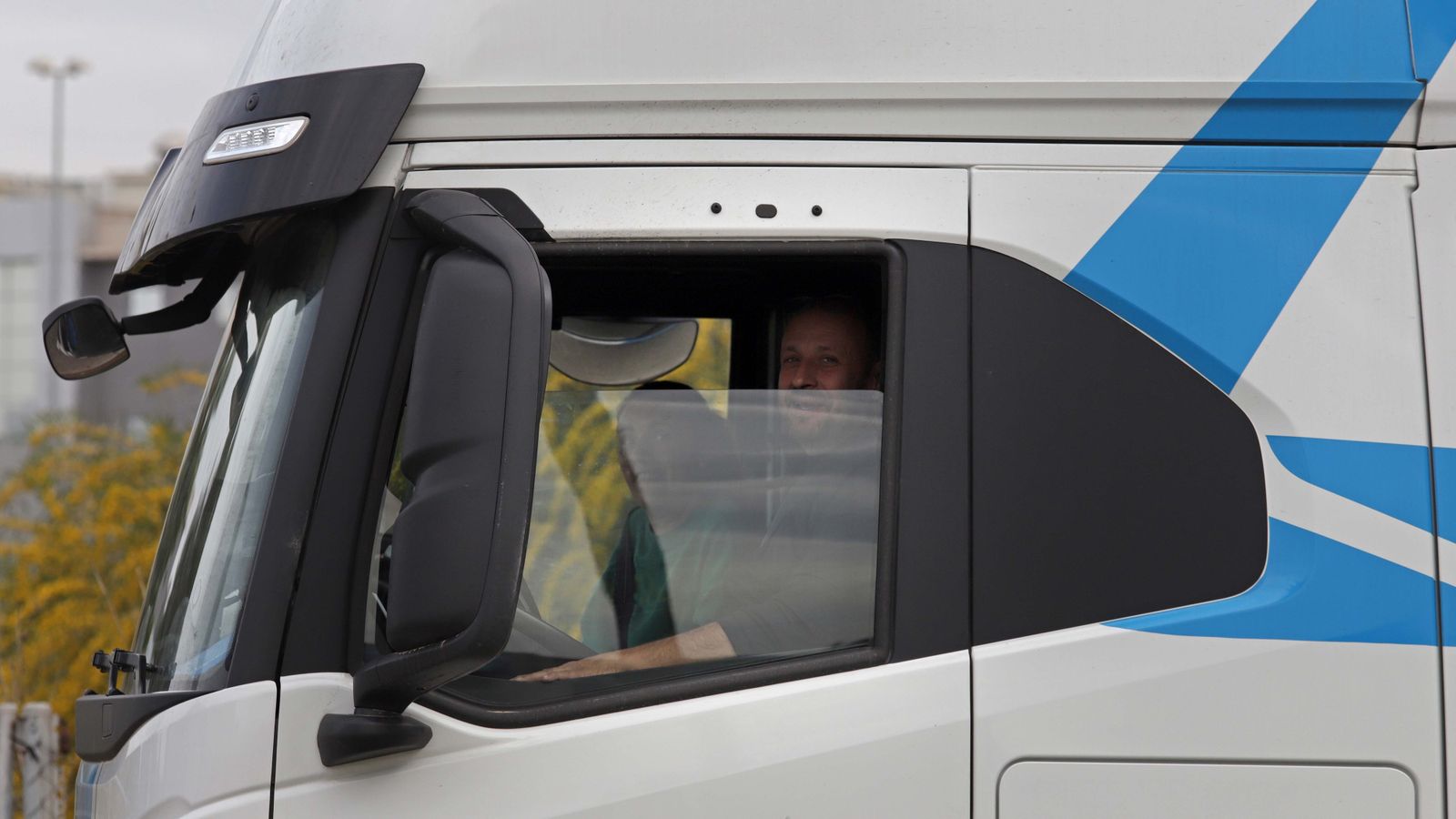 Fotos de la marcha de camiones en el Campo de Gibraltar