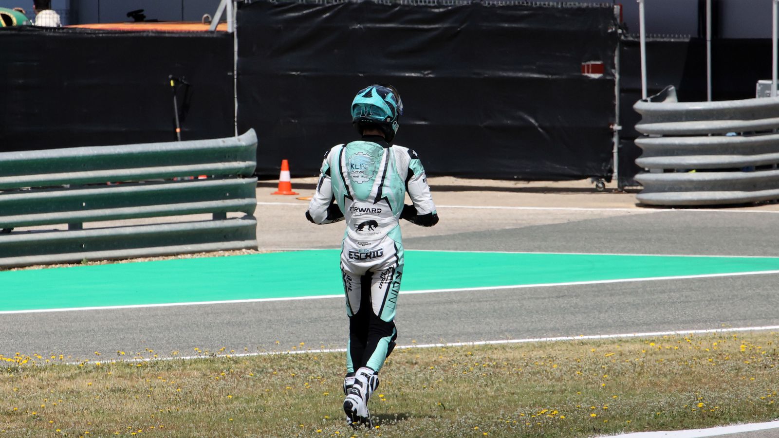 Imágenes de las caídas en las carreras del GP España en Jerez