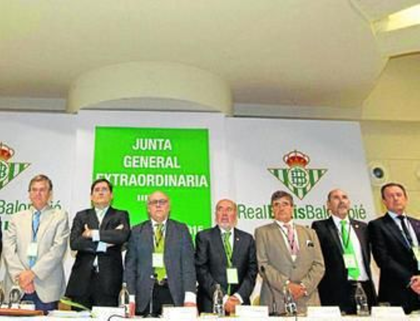 El consejo bético, en la última Junta de accionistas.