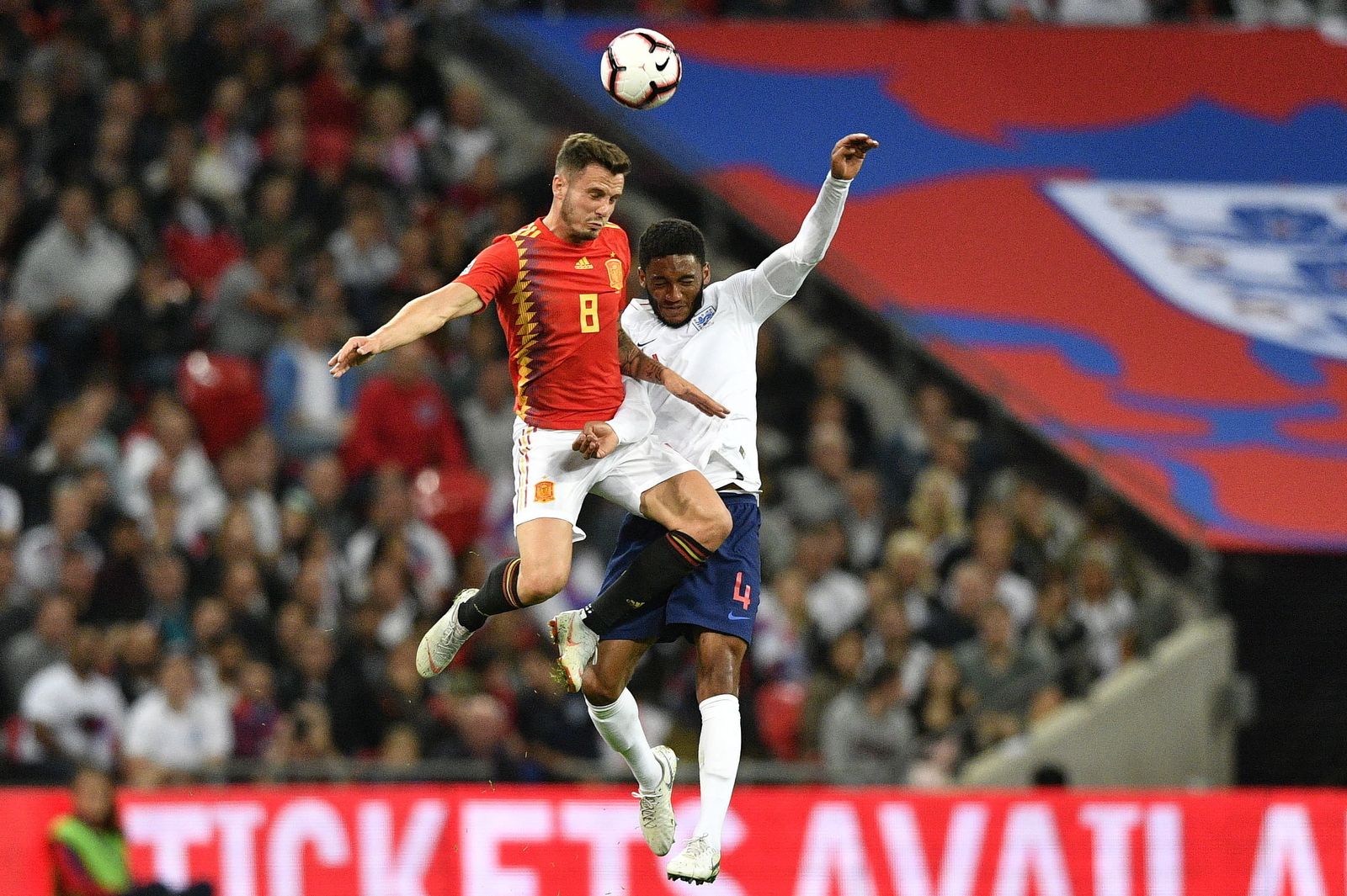 Las imágenes del Inglaterra-España