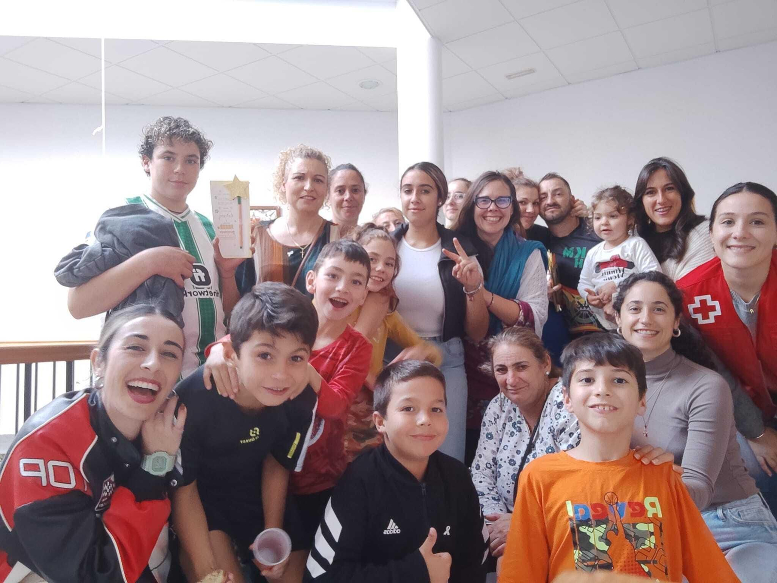 Participantes en el plan contra el absentismo escolar de la Diputación de Huelva