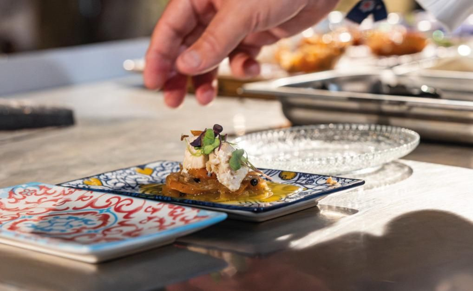 Pez espada en escabeche.