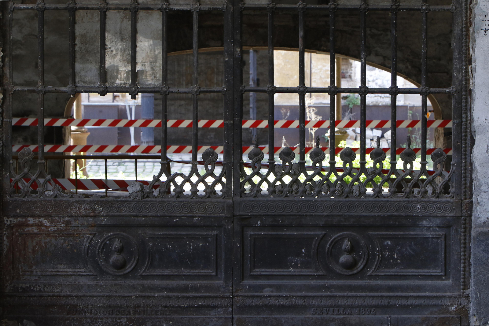 Estado de las obras de la Fábrica de Artillería